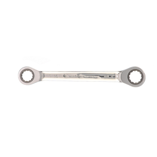 Ключ накидной трещоточный, 16 x 18 мм, CrV, зеркальный хром Matrix по ценам производителя в Челябинске с доставкой по всей России