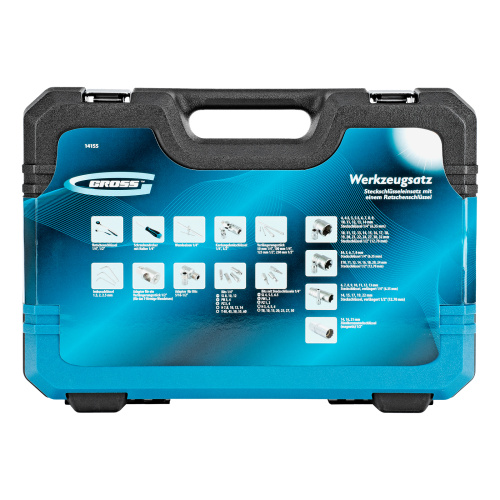 Набор инструментов, 1/4", 1/2", CrV, 120 зубьев, 109 предметов Gross по ценам производителя в Челябинске с доставкой по всей России