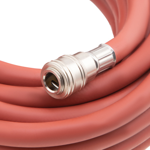 Шланг пневматический резиновый, 10 x 16 мм, 24 бар, армированный, быстросъемное соединение, 10 м Stels по ценам производителя в Челябинске с доставкой по всей России