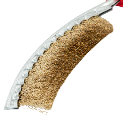 Щетка металлическая изогнутая, пластиковая ручка Matrix по ценам производителя в Челябинске с доставкой по всей России