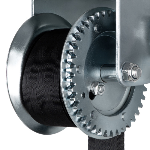 Лебедка шестеренчатая, тяга 0.8 т, ленточная Matrix по ценам производителя в Челябинске с доставкой по всей России