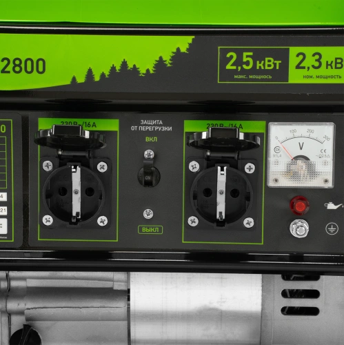 Генератор бензиновый БС-2800, 2.5 кВт, 230В, четырехтактный, 15 л, ручной стартер Сибртех по ценам производителя в Челябинске с доставкой по всей России