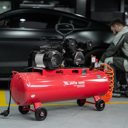 Компрессор воздушный ременный привод КР2500/80, 2,5 кВт, 80 литров, 420 л/мин МТХ по ценам производителя в Челябинске с доставкой по всей России