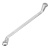 Ключ накидной коленчатый, 12 х 13 мм, хромированный Sparta по ценам производителя в Челябинске с доставкой по всей России