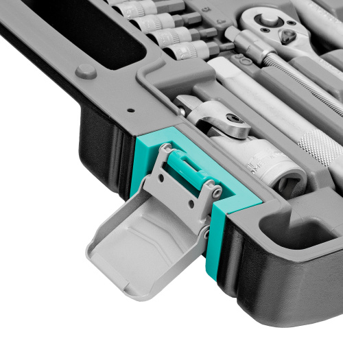 Набор инструментов, 1/2", 1/4", CrV, пластиковый кейс 82 предмета Stels по ценам производителя в Челябинске с доставкой по всей России