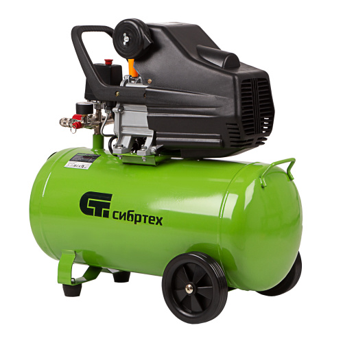Компрессор воздушный КК-1500/50, 1.5 кВт, 198 л/мин, 50 л, прямой привод, масляный Сибртех по ценам производителя в Челябинске с доставкой по всей России