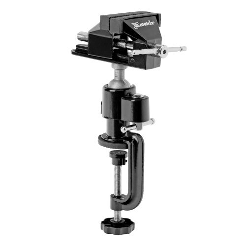 Тиски настольные, многофункциональные, сменная насадка, хомут для дрели, шарнирный механизм, 70 мм Matrix по ценам производителя в Челябинске с доставкой по всей России