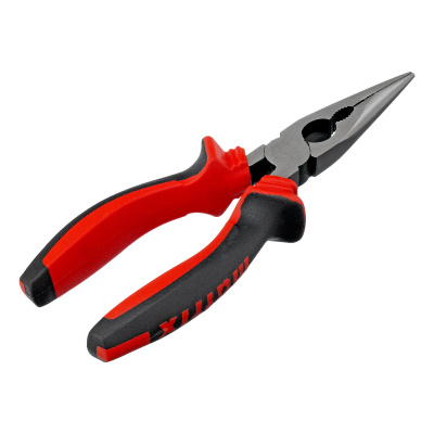 Длинногубцы прямые, 160 мм, хром-ванадий, двухкомпонентные рукоятки Matrix по ценам производителя в Челябинске с доставкой по всей России