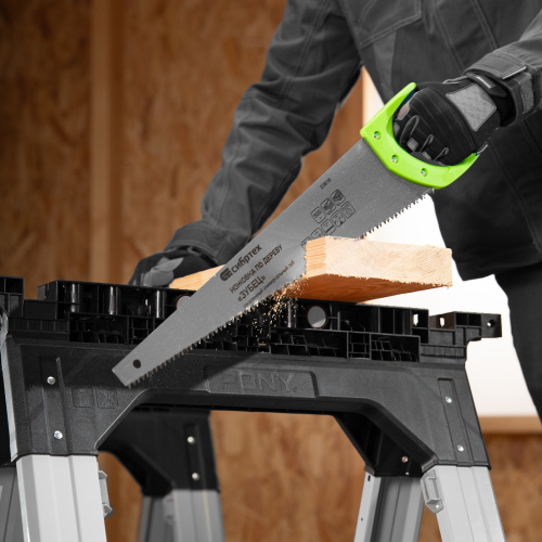 Ножовка по дереву "Зубец", 500 мм, шаг зуба 7 мм, каленый зуб 2D, двухкомпонентная рукоятка Сибртех по ценам производителя в Челябинске с доставкой по всей России