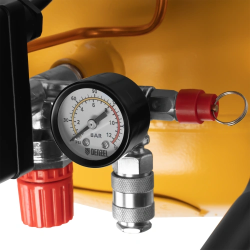 Компрессор воздушный BCV2200/100, ременный привод, 2.2 кВт, 100 литров, 370 л/мин Denzel по ценам производителя в Челябинске с доставкой по всей России