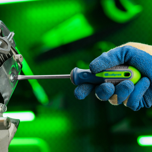 Набор отверток, CrV, трехкомпонентные рукоятки, 6 предметов Сибртех по ценам производителя в Челябинске с доставкой по всей России