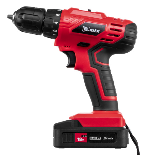 Дрель-шуруповерт аккумуляторная MCDL-18-02, Li-Ion, 18 В, 2 акк. MTX по ценам производителя в Челябинске с доставкой по всей России