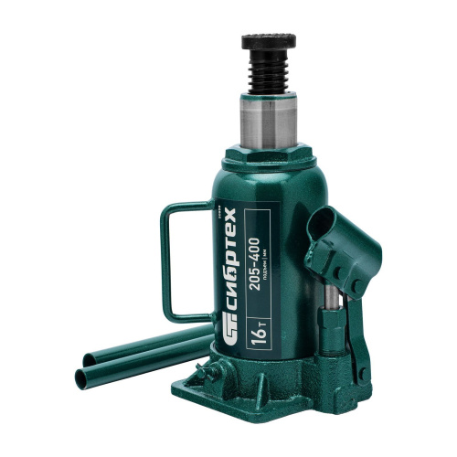 Домкрат гидравлический бутылочный, 16 т, 205-400 мм Сибртех по ценам производителя в Челябинске с доставкой по всей России