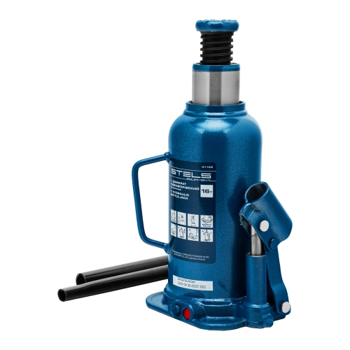 Домкрат гидравлический бутылочный, 16 т, h подъема 227-457 мм Stels по ценам производителя в Челябинске с доставкой по всей России