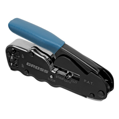 Клещи для обжима телефонных и компьютерных клемм RJ45, 8P и RJ11/12, 6P, компактный размер, CAT5 Gross по ценам производителя в Челябинске с доставкой по всей России