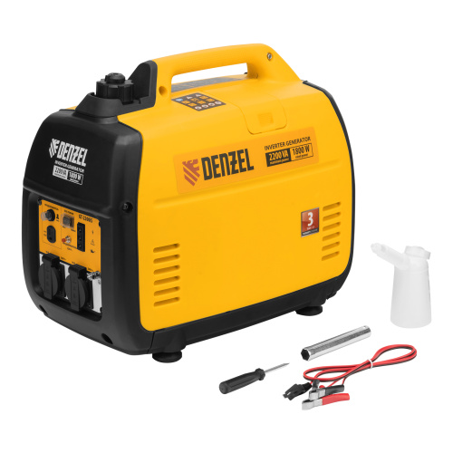Генератор инверторный GT-2200iS, 2.2 кВт, 230 В, бак 4 л, закрытый корпус, ручной старт Denzel по ценам производителя в Челябинске с доставкой по всей России