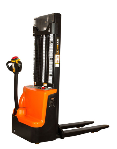 Штабелер электрический самоходный, поводковый 1,5 т - 3,5 м Вилы: 1150 , Гелевая АКБ, WS1535 SIBLINE по ценам производителя в Челябинске с доставкой по всей России