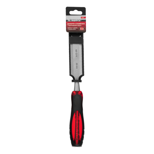 Долото-стамеска "Тигровый глаз", 28 мм, двухкомпонентная обрезиненная рукоятка Matrix по ценам производителя в Челябинске с доставкой по всей России