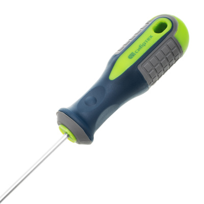 Отвертка, SL3 х 80 мм, CrV, трехкомпонентная рукоятка Сибртех по ценам производителя в Челябинске с доставкой по всей России