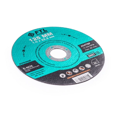 Круг отрезной по нержавеющей стали FTL E-Nox 125 х 1,0 х 22,2 мм A54TBF купить в Москве с доставкой по всей России | ProtosMarket.ru