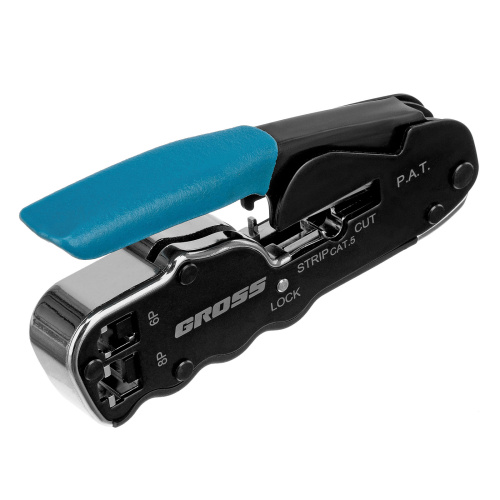 Клещи для обжима телефонных и компьютерных клемм RJ45, 8P и RJ11/12, 6P, компактный размер, CAT5 Gross по ценам производителя в Челябинске с доставкой по всей России