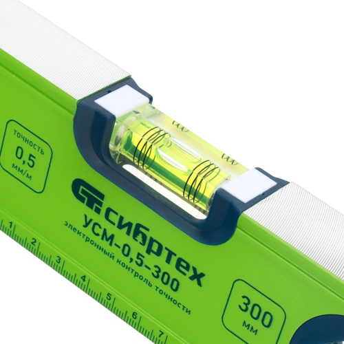 Уровень алюминиевый УСМ-0,5-300, фрезерованный, 3 глазка, магнитный, 300 мм Сибртех по ценам производителя в Челябинске с доставкой по всей России