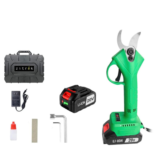 Секатор аккумуляторный ZITREK GreenNer 20 (20В, 2,0Ач Li-ion аккум. 2шт., зу, кейс) по ценам производителя в Челябинске с доставкой по всей России