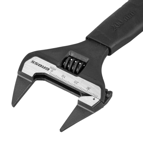 Ключ разводной, 200 мм, CrV, ультратонкие губки Gross по ценам производителя в Челябинске с доставкой по всей России