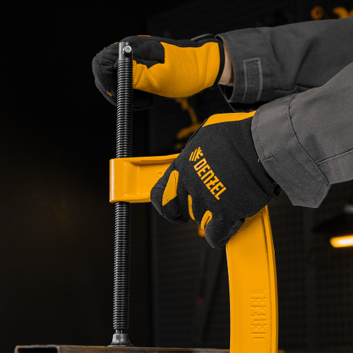 Струбцина G-образная, усиленная, 200 мм Denzel по ценам производителя в Челябинске с доставкой по всей России