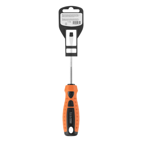 Отвертка "Point", SL6 х 100 мм, CS, двухкомпонентная рукоятка Sparta по ценам производителя в Челябинске с доставкой по всей России