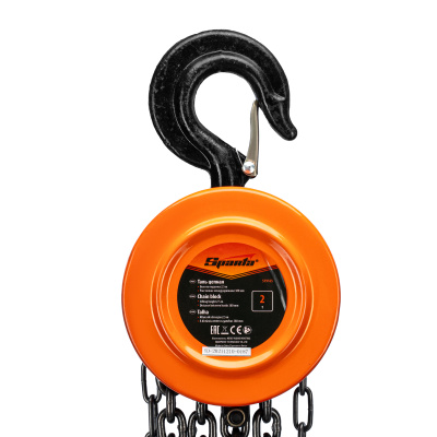 Таль цепная, 2 т, H подъема 2.5 м, расстояние между крюками 380 мм Sparta по ценам производителя в Челябинске с доставкой по всей России