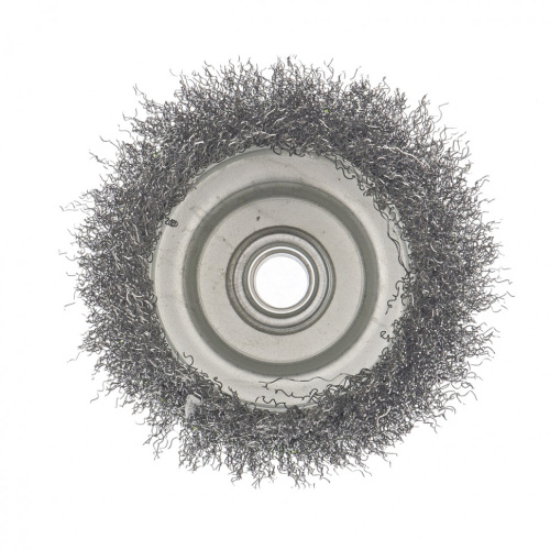 Щетка для УШМ, 100 мм, М14, "чашка", витая проволока Сибртех по ценам производителя в Челябинске с доставкой по всей России