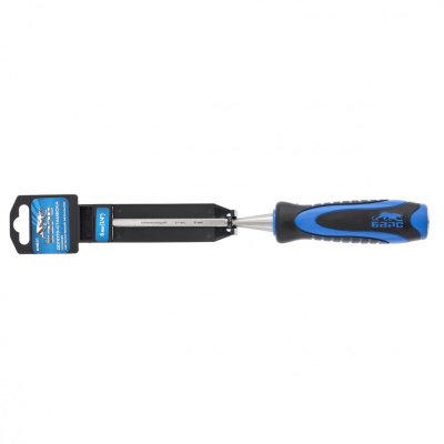 Долото-стамеска, плоская, 6 мм, двухкомпонентная рукоятка, металлический затыльник Барс по ценам производителя в Челябинске с доставкой по всей России