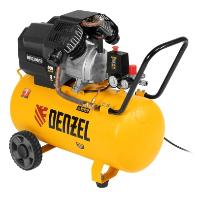 Компрессор воздушный DKV2200/50, Х-PRO 2.2 кВт, 400 л/мин, 50 л Denzel купить в Москве с доставкой по всей России | ProtosMarket.ru