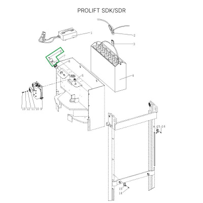 Аварийный выключатель для штабелеров SDR/SDK и SPN, для тележек SK20 по ценам производителя в Челябинске с доставкой по всей России