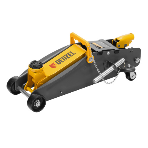 Домкрат гидравлический подкатной с фиксатором, 2,8 т, 135-385 мм Denzel по ценам производителя в Челябинске с доставкой по всей России