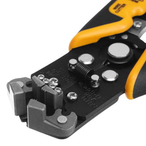 Щипцы для зачистки электропроводов 0,2-6 мм², функция обрезания проводов Denzel по ценам производителя в Челябинске с доставкой по всей России