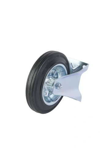 Колесо неповоротное усиленное резина FRC 80 200 мм по ценам производителя в Челябинске с доставкой по всей России