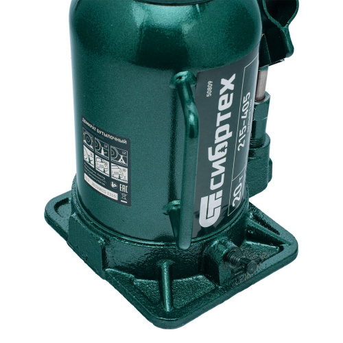 Домкрат гидравлический бутылочный, 20 т, 215-405 мм Сибртех по ценам производителя в Челябинске с доставкой по всей России