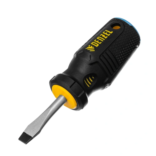 Отвертка, SL6x38 мм, S2, 3к рукоятка Denzel по ценам производителя в Челябинске с доставкой по всей России