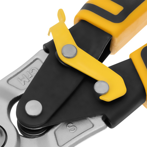 Ножницы по металлу, 270 мм, прямой рез, сталь-CrMo, трехкомпонентные рукоятки Denzel по ценам производителя в Челябинске с доставкой по всей России