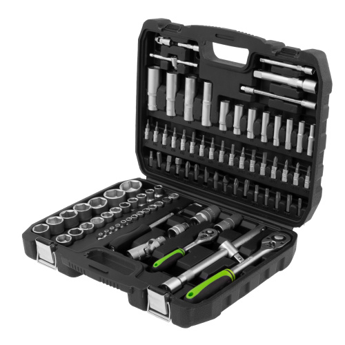 Набор инструмента, 1/2", 1/4", пластиковый кейс,94 предмета Сибртех по ценам производителя в Челябинске с доставкой по всей России