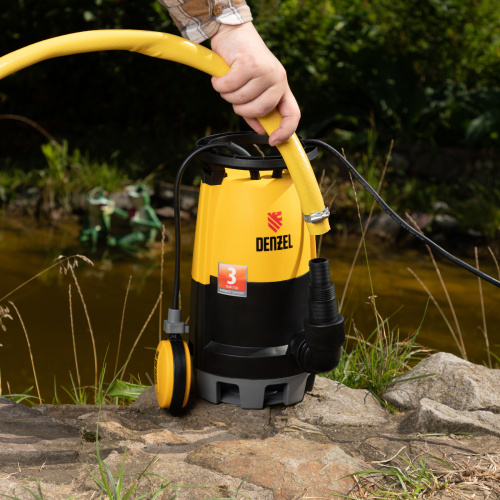 Дренажный насос для чистой и грязной воды DP-600S, 600 Вт, напор 7 м, 13000 л/ч Denzel по ценам производителя в Челябинске с доставкой по всей России
