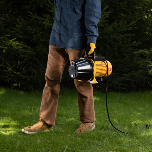 Садовый поверхностный насос GP1100C, 1100 Вт, 4500 л/ч, подъем 46 м, чугун Denzel по ценам производителя в Челябинске с доставкой по всей России