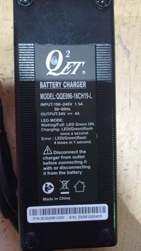 Зарядное устройство для тележек PPT15-2 24V/4А (Charger) по ценам производителя в Челябинске с доставкой по всей России