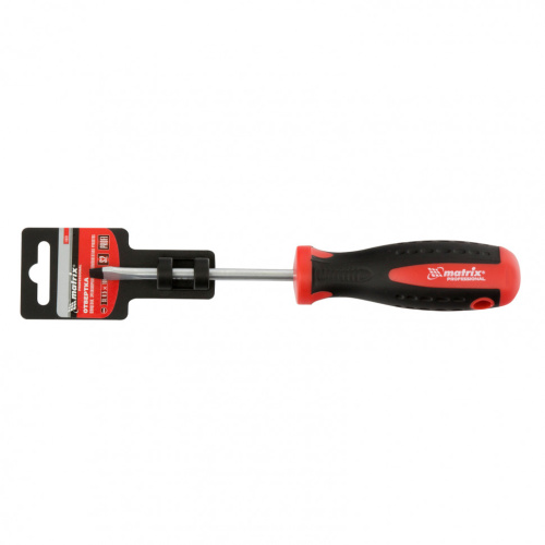 Отвертка Profi, SL6.5 х 100 мм, S2, двухкомпонентная рукоятка Matrix по ценам производителя в Челябинске с доставкой по всей России