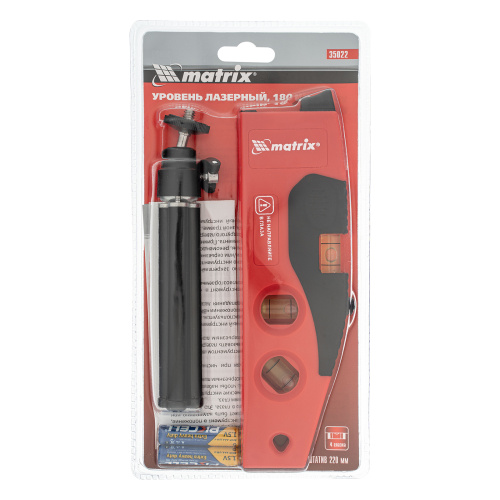 Лазерный уровень, 180 мм, 220 мм штатив, 4 глазка Matrix по ценам производителя в Челябинске с доставкой по всей России