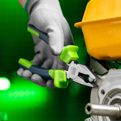 Плоскогубцы комбинированные, 200 мм, двухкомпонентные рукоятки Сибртех по ценам производителя в Челябинске с доставкой по всей России