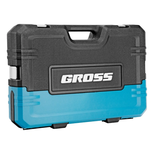 Набор инструментов, 1/2", 3/8", 1/4", CrV, 120 зубьев, 216 предметов Gross по ценам производителя в Челябинске с доставкой по всей России