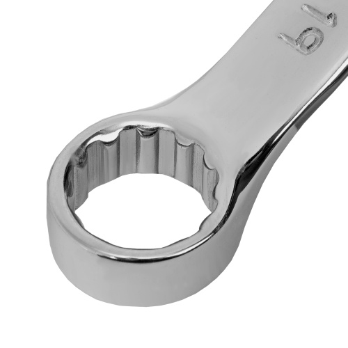 Ключ комбинированный, 19 мм, CrV, матовый хром Matrix по ценам производителя в Челябинске с доставкой по всей России